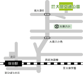 練馬区立　大泉交通公園　マップ